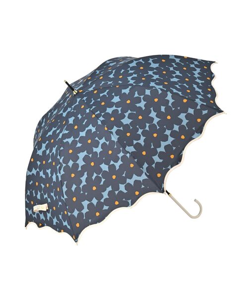 Francfranc（フランフラン） 日傘 傘 フロラージュ 長傘 58cm ネイビー