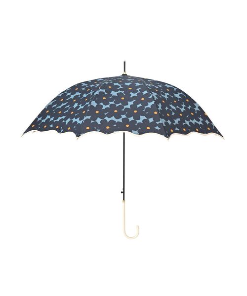 Francfranc（フランフラン） 日傘 傘 フロラージュ 長傘 58cm ネイビー