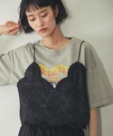 キャミソール 「セットアップ対応」スカラップ ...の詳細画像1