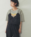 キャミソール 「セットアップ対応」スカラップ ...の詳細画像5