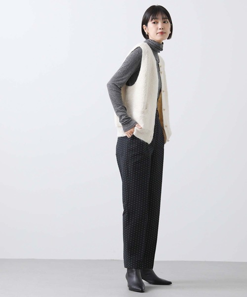 「Gready Brilliant」 ニットベスト 38 グレー レディース_画像3