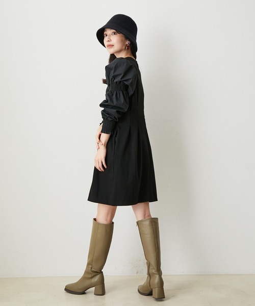 「Juze」 ロングブーツ L カーキ レディース_画像8