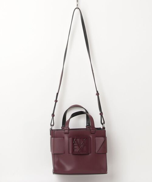 ARMANI EXCHANGE 「ARMANI EXCHANGE」 2WAYバッグ FREE バーガンディー 