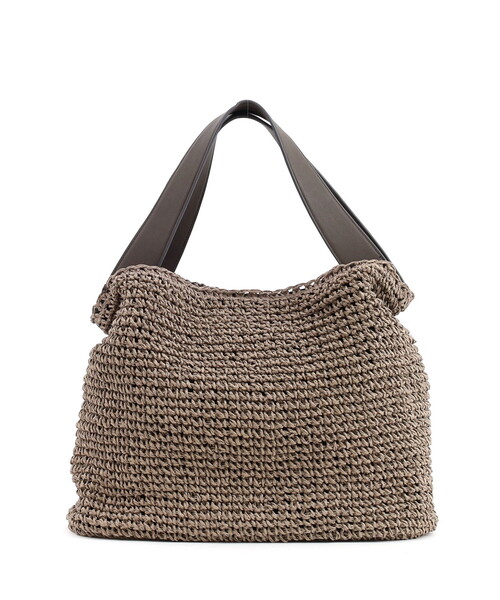 ❤新品❤【COOCO】ペーパー2WAY カゴバッグ かごバッグ A4収納 COOCO - ❤新品❤【COOCO】ペーパー2WAY カゴバッグ かごバッグ A4収納