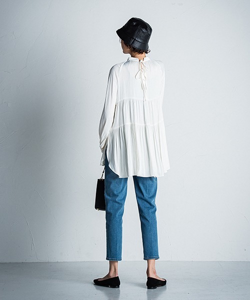 「MAYSON GREY」 長袖ブラウス M オフホワイト レディース_画像2