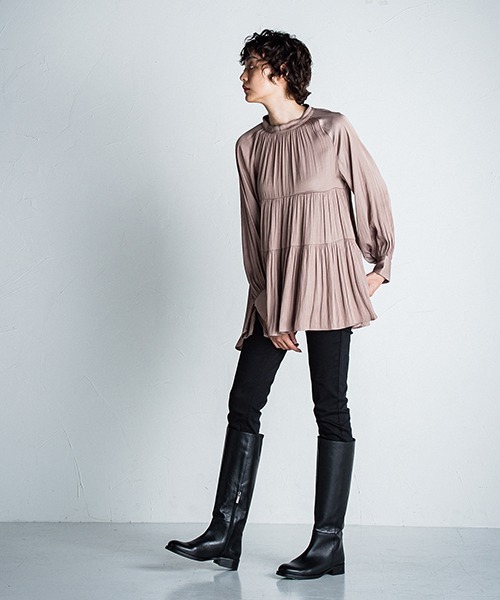 「MAYSON GREY」 長袖ブラウス M オフホワイト レディース_画像6