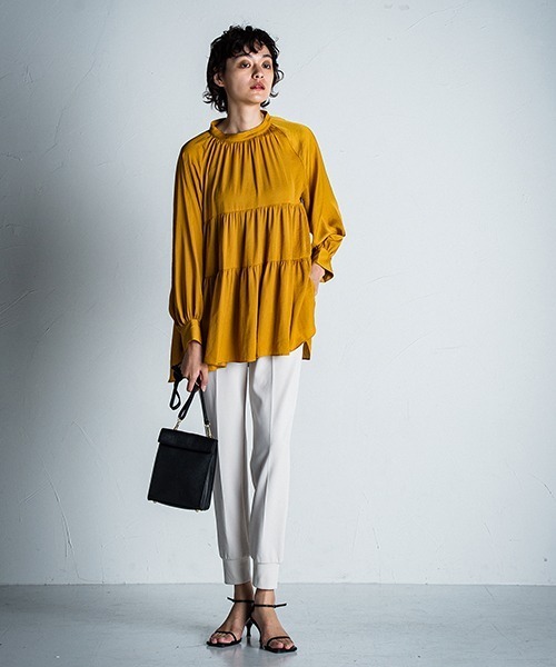 「MAYSON GREY」 長袖ブラウス M オフホワイト レディース_画像9