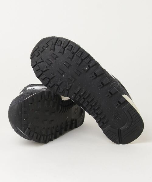「New Balance」 ローカットスニーカー 24.5cm ブラック メンズ_画像3