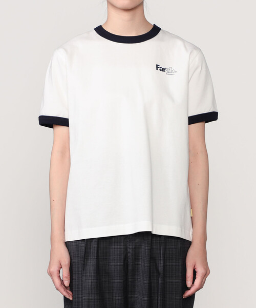 「FARAH」 半袖Tシャツ S ブルー系その他 レディース_画像6