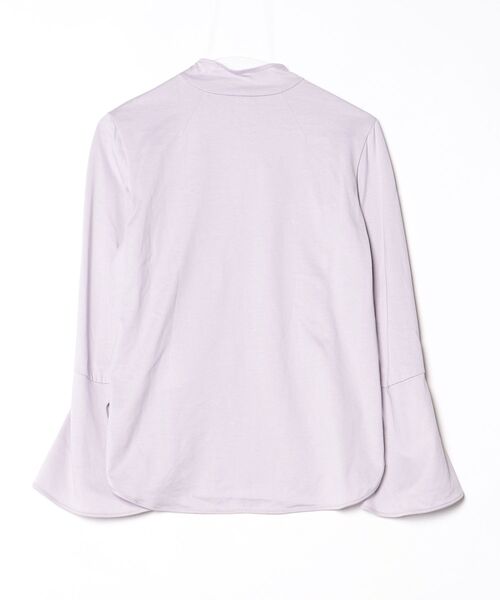 「mame」 Suvin Cotton Jersey Top 1 パープル レディース_画像2