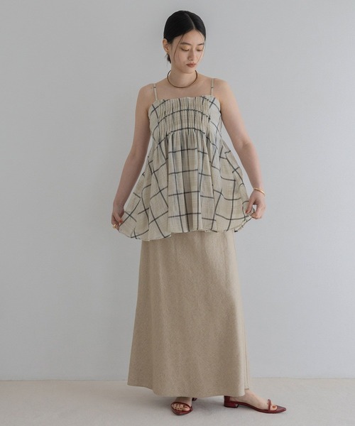A part by（アパートバイ） ロング スカート 「Sサイズ展開」リネン