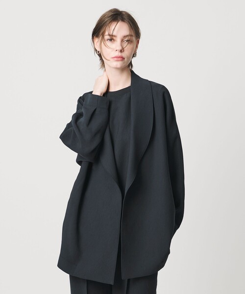 【美品】UA&SONS DAISUKE OBANA ボタンレスジャケット L 紺 UNITED ARROWS & SONS by DAISUKE OBANA ジャケット テーラード