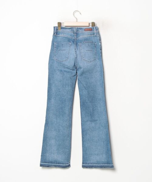 「YANUK」 ブーツカットデニムパンツ 26inch ライトブルー レディース_画像2