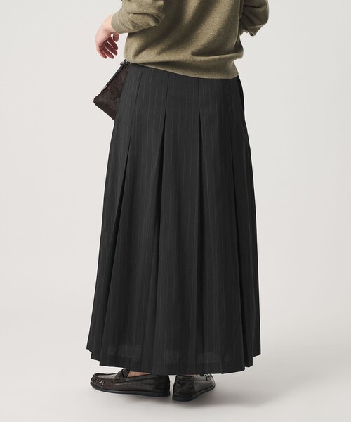 BEAUTY＆YOUTH UNITED ARROWS ロング スカート ソリッド＆ストライプ