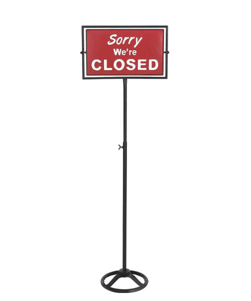 DULTON（ダルトン） インテリア SPINNER SIGN STAND OPEN-CLOSED