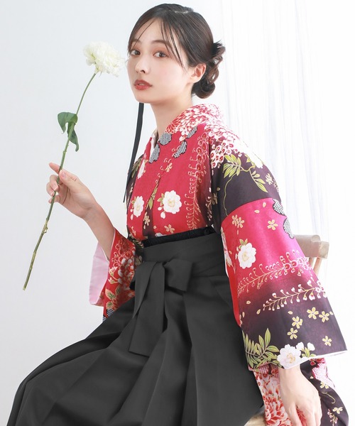 KYOETSU（京越） 着物 レディース 華やかAB 4点セット( 着物 + 袴 +