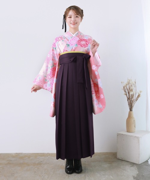 KYOETSU（京越） 着物 レディース 華やかAB 4点セット( 着物 + 袴 +