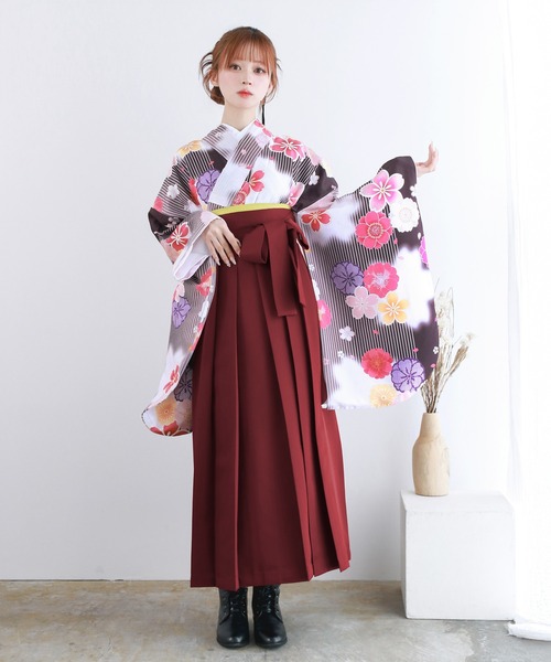 KYOETSU（京越） 着物 レディース 華やかAB 4点セット( 着物 + 袴 +