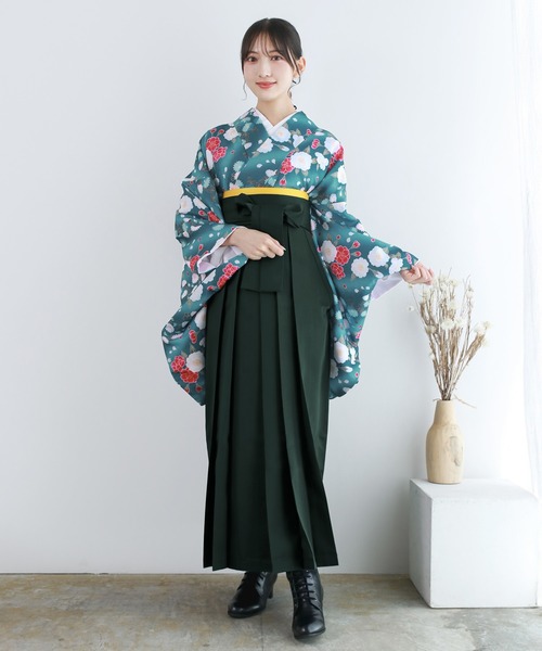 KYOETSU（京越） 着物 レディース 華やかAB 4点セット( 着物 + 袴 +