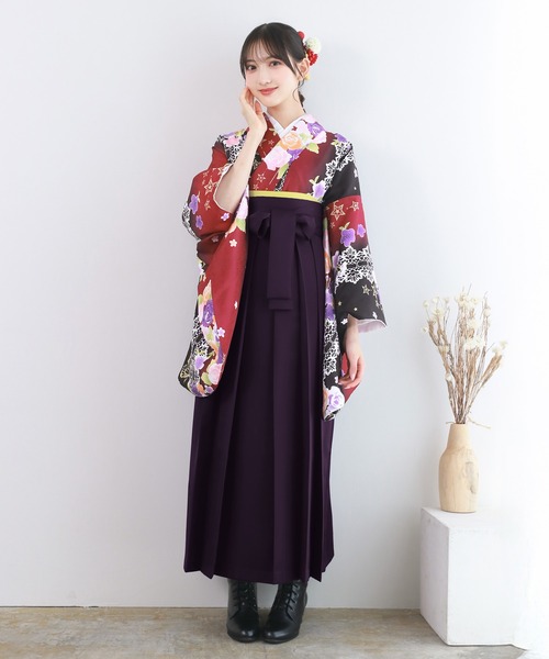 KYOETSU（京越） 着物 レディース 華やかAB 4点セット( 着物 + 袴 +