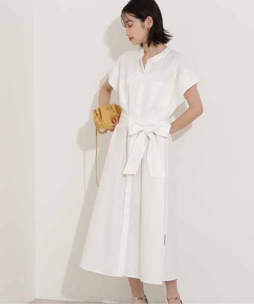 ワンピース ウエストマークフォルムシャツワンピース Zozotown Paypayモール店 通販 Paypayモール