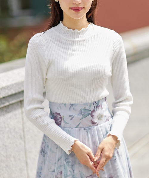 tocco closet（トッコ クローゼット） ニット プチハイネックメロー