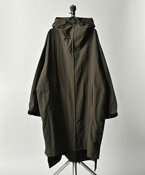 コート モッズコート 【ADAMPATEK/アダムパテック】 looose hooded coat/フード付きルーズコート ADAMPATEK/アダムパテック looose hooded