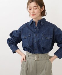 ブラウス シャツ 「別注」Wrangler デニムシャツ レディース Wrangler ブラウス シャツ 「別注」Wrangler デニムシャツ