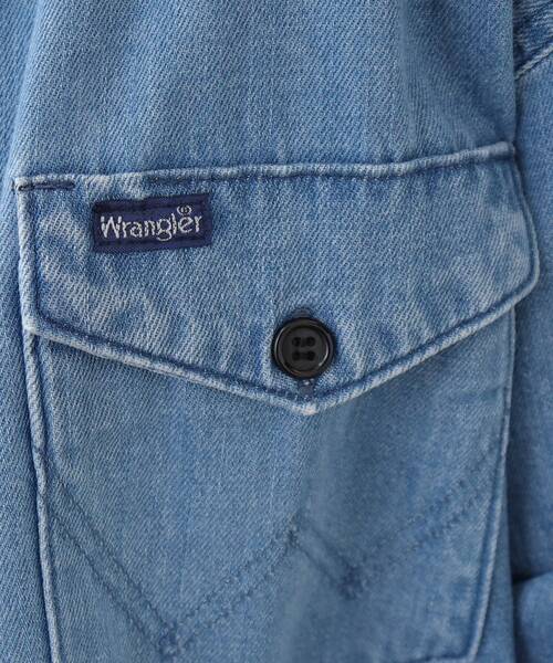 ブラウス シャツ 「別注」Wrangler デニムシャツ レディース Wrangler ブラウス シャツ 「別注」Wrangler デニムシャツ
