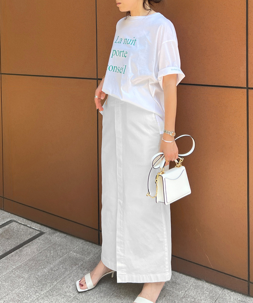 Rouge vif スカート ストレッチチノタイトスカート : ZOZOTOWN