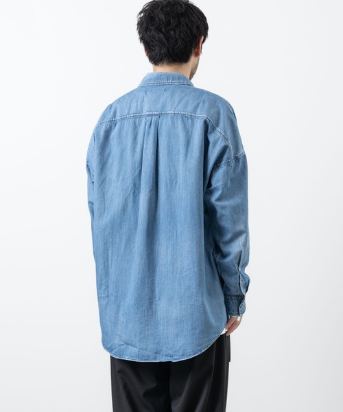 シャツ ブラウス 【 直営店・ZOZOTOWN限定 】 5.5oz ムラ糸デニム L/Sシャツ / - LIMITED - 5.5oz DENIM L 5oz 直営店 ZOZOTOWN限定 ムラ糸デニム L/Sシャツ LIMITED DENIM