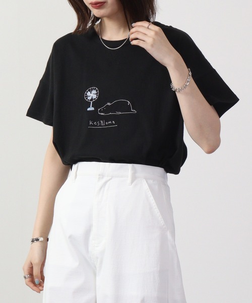 tシャツ EMAGO 夏休みのカバドルマンT 半袖 レディース