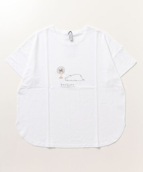tシャツ EMAGO 夏休みのカバドルマンT 半袖 レディース Emago tシャツ EMAGO 夏休みのカバドルマンT 半袖 レディース