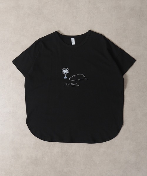 tシャツ EMAGO 夏休みのカバドルマンT 半袖 レディース Emago tシャツ EMAGO 夏休みのカバドルマンT 半袖 レディース