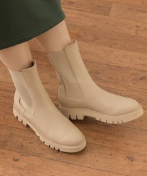 新品・未使用⭐︎トゥモローランド サイドゴアブーツ 36 ベージュ セール】 【別注】CARMENS×TOMORROWLAND サイドゴアラバーブーツ