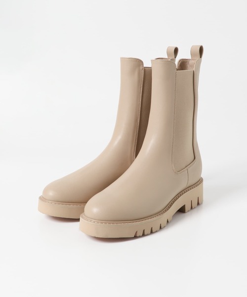 アーバンリサーチソニーレーベル　サイドゴアブーツ ブラウン　38 URBAN RESEARCH Sonny Label ブーツ サイドゴアショートブーツ