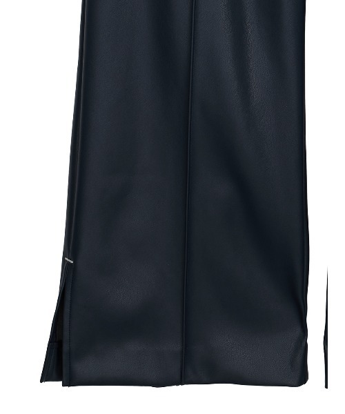 hitomi1010　AMERI アメリ レザーパンツ Ameri（アメリ） パンツ PIN TUCK SYNTHETIC LEATHER PANTS レディース