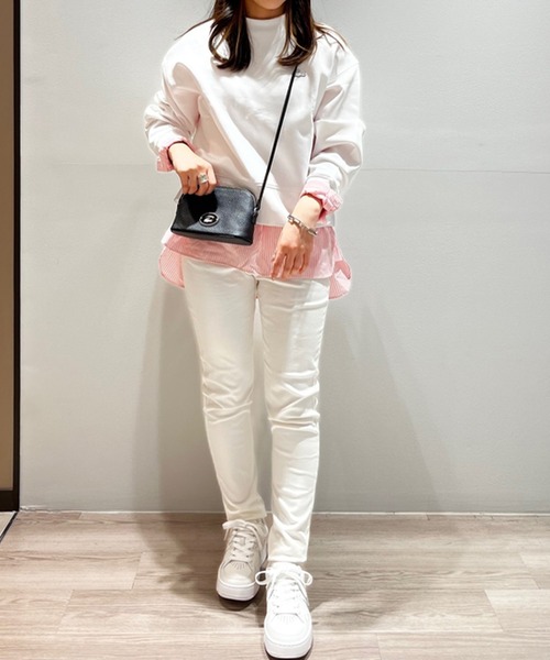 LACOSTE（ラコステ） トレーナー スウェット クロップド丈 オーバー