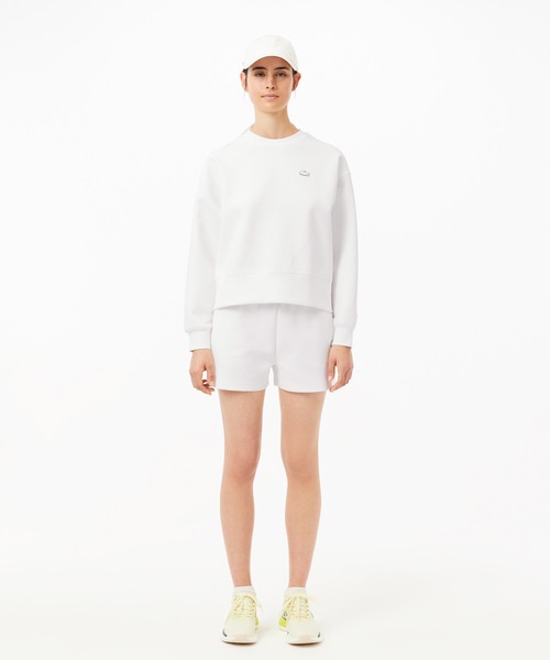 LACOSTE ベージュ トレーナー/スウェット M ラコステ LACOSTE プレミアムスウェットクルーネック （ネイビー