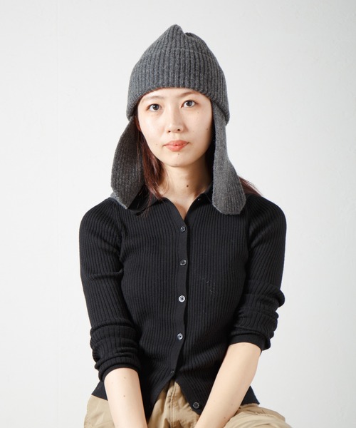 RACAL（ラカル） ニット帽 ニットキャップ Ear Tab Knit Watch / 耳