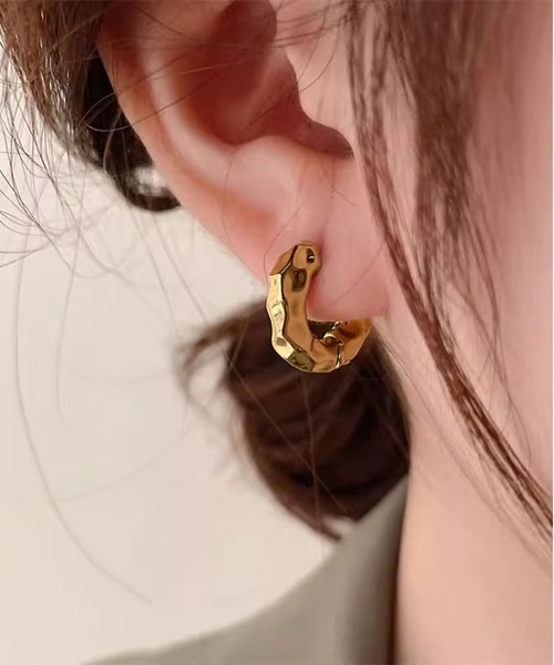 ピアス　No.4846 10K ホワイトゴールド ピアス 17mm - AVALANCHE OFFICIAL STORE