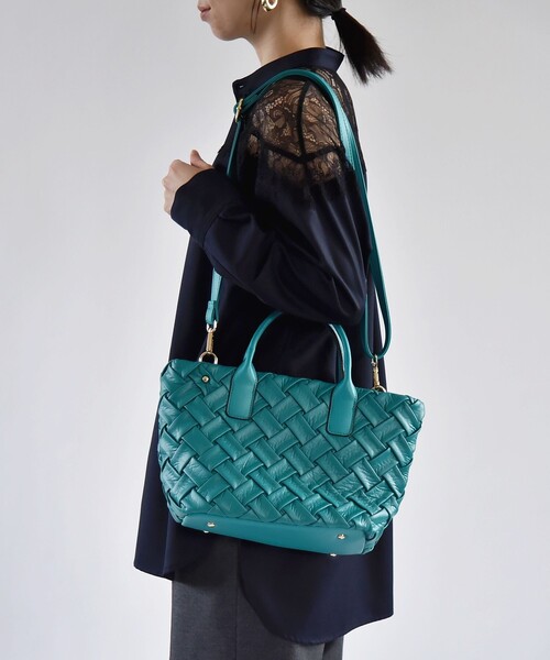 quaranciel ショルダーバッグ バッグ quaranciel: メッシュ 2way