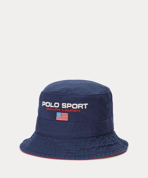 POLO SPORT バケットハット ネイビー POLO RALPH LAUREN（ポロ・ラルフローレン） ラルフローレン 帽子