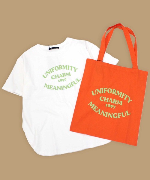 ZIーON tシャツ エコバッグ ＆ 半袖Tシャツ セット キッズ 子供
