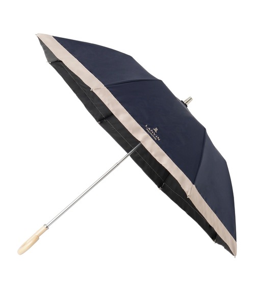新品未使用LANVIN晴雨兼用折り畳み傘 LANVIN en Bleu 折りたたみ傘 遮光 晴雨兼用折りたたみ日傘 楽折