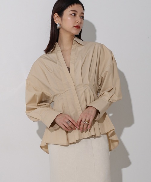 ブラウス シャツ TUCK BLOUSE レディース