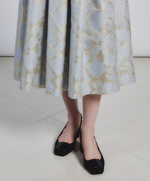 Sov. スカート シャイニージャガードボリュームスカート : ZOZOTOWN