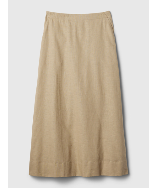 GAP スカート コットンリネン マキシスカート : ZOZOTOWN Yahoo
