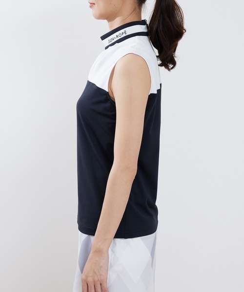 JUN&ROPE'（ジュンアンドロペ） tシャツ 「UV」「吸水速乾」ギャザー