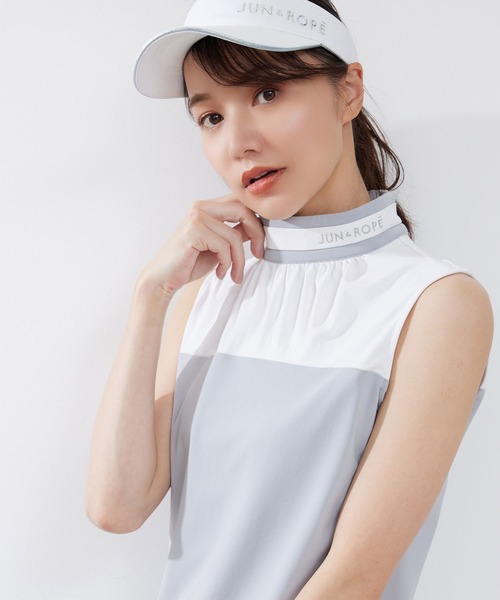 サイズ：L JUN&amp;ROPE ジュン アンド ロペ  インナー付 スカート  ブラック系 [240101438998] ゴルフウェア レディース ストスト サイズ：L JUN&ROPE ジュン アンド ロペ インナー付 ストレッチ